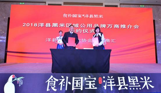 2018洋县黑米区域公用品牌万商推介会成功举办 DSC_6634_副本