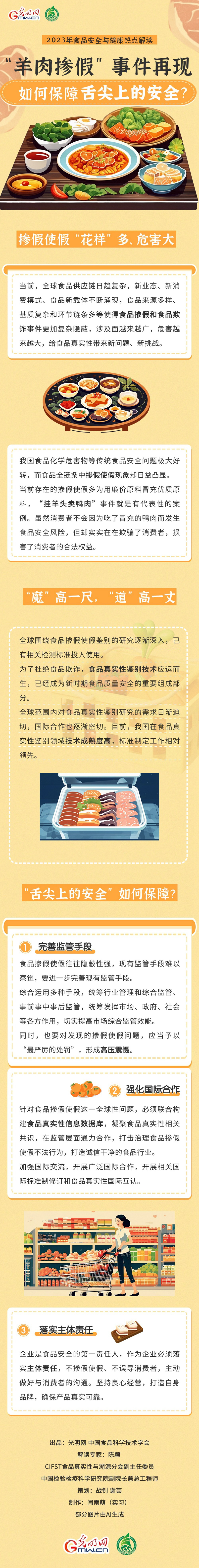 科普图解丨“羊肉掺假”事件再现，如何保障舌尖上的安全？